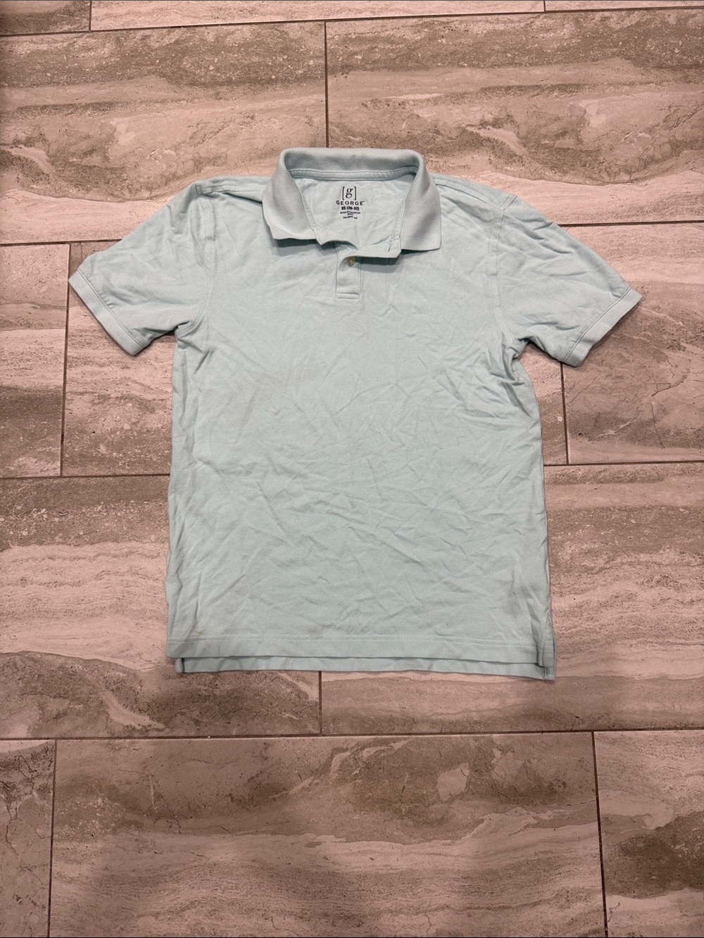 George Light Blue Men's Polo Shirt